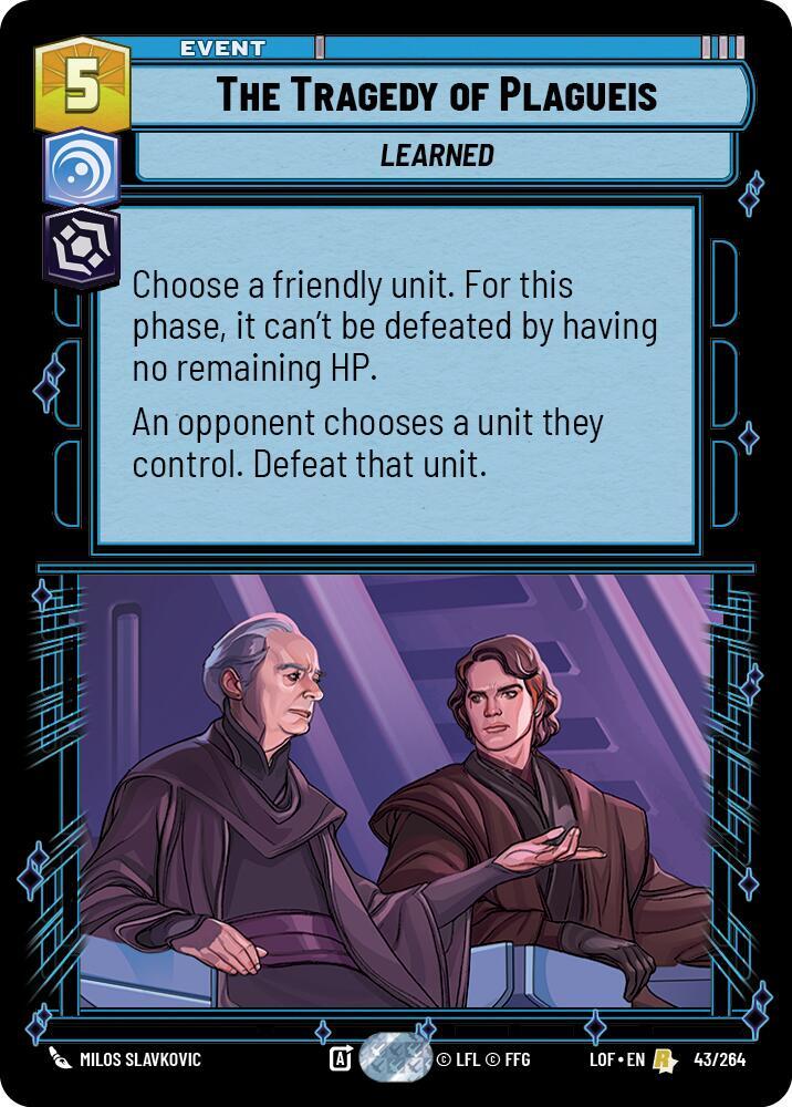 The Tragedy of Plagueis 043/264 card