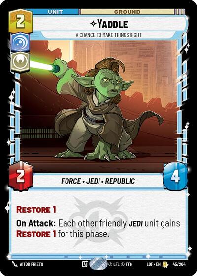 Yaddle - A Chance To Make Things Right card