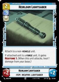 Heirloom Lightsaber