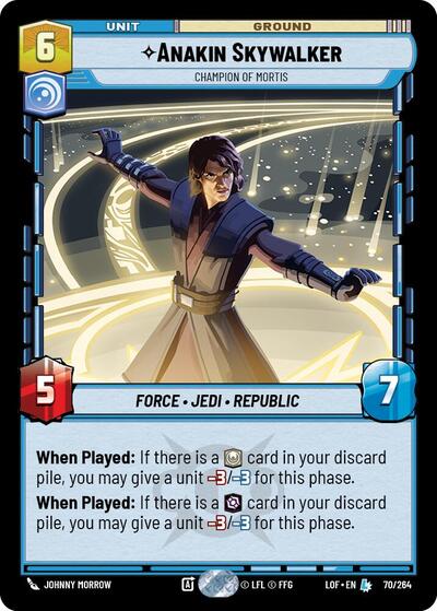 Anakin Skywalker - Champion of Mortis card