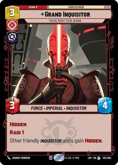 Grand Inquisitor - You're Right to Be Afraid card