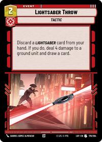 Lightsaber Throw