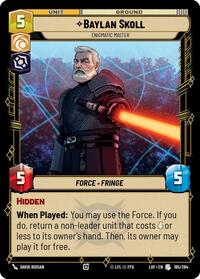 Baylan Skoll - Enigmatic Master