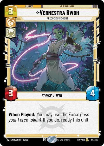 Vernestra Rwoh Precocious Knight