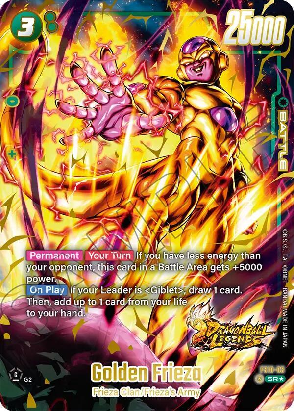 Golden Frieza (Bonus Pack Alternate Art) - Starter Deck 10: Giblet