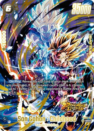 Son Gohan : Childhood (Bonus Pack Alternate Art) card