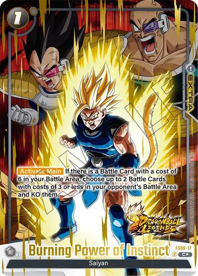 Burning Power of Instinct (Bonus Pack Alternate Art) Starter Deck 9: Shallot Common Dragon Ball card — value and price