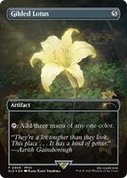 MTG Secret Lair 金粉の水蓮 英語 gilded lotus Magic The Gathering Secret Lair: Final Fantasy Gilded Lotus