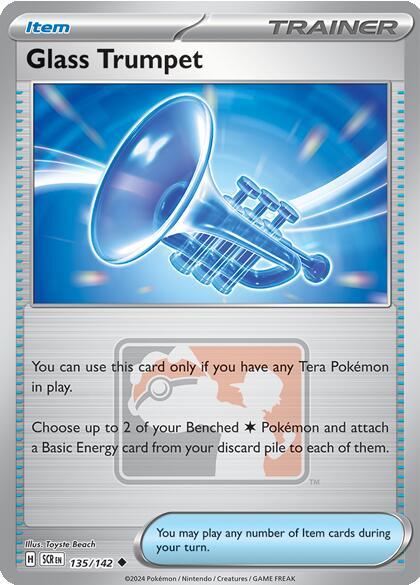 Glass Trumpet 135/142 from League & Championship Cards
