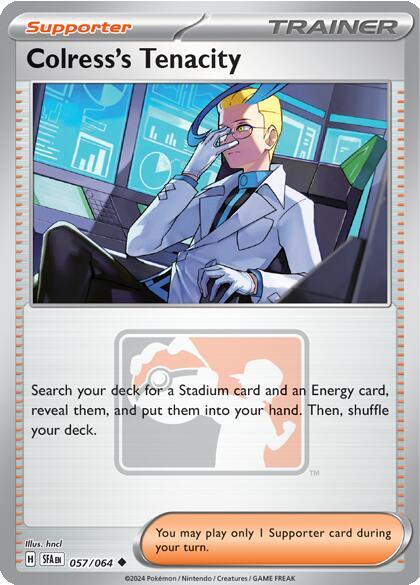 Colress's Tenacity 057/064 from League & Championship Cards