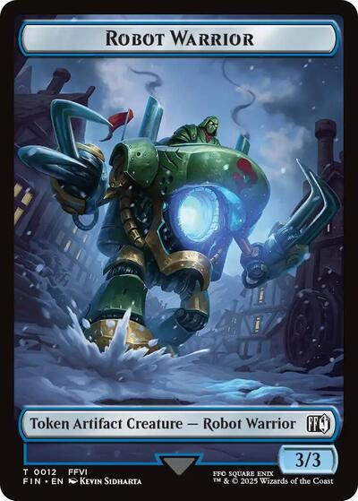 Robot Warrior Copy 0001 Double Sided Token