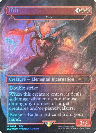 Ifrit Fury Rainbow Foil