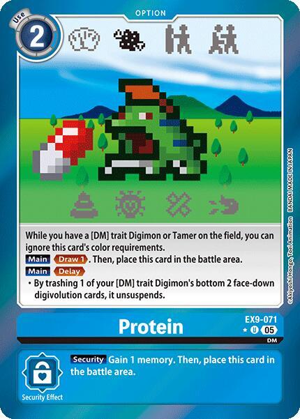 Protein Limited Foil digimon card