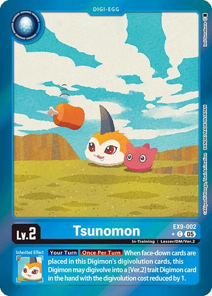 Tsunomon Limited Foil digimon card