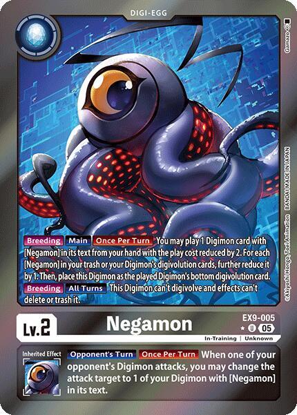 Negamon Limited Foil digimon card