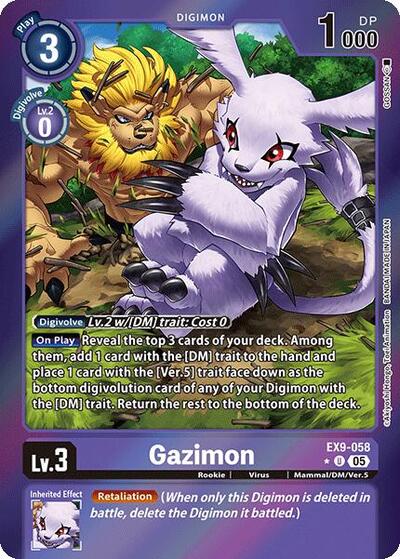Gazimon (Limited Foil) Versus Monsters card price