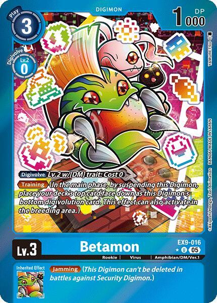 Betamon Limited Foil digimon card