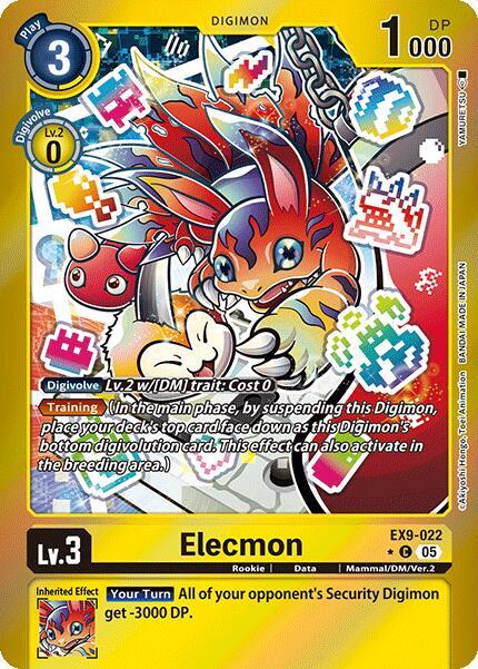 Elecmon Limited Foil digimon card