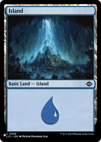 Island (The List, from LCI) from LIST #395, Magic: The Gathering card