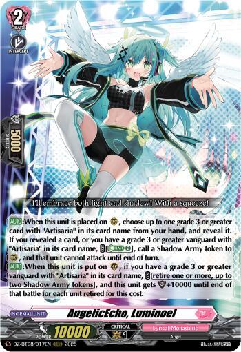 AngelicEcho, Luminoel - DZ-BT08: Knights 0f Rebirth - Cardfight