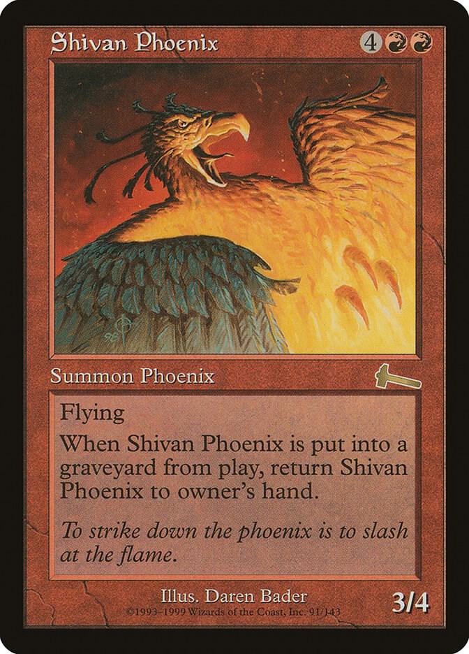 Shivan Phoenix - Urza's Legacy - Magic: The Gathering - TCGplayer.com