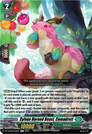 Sylvan Horned Beast, Comadrett