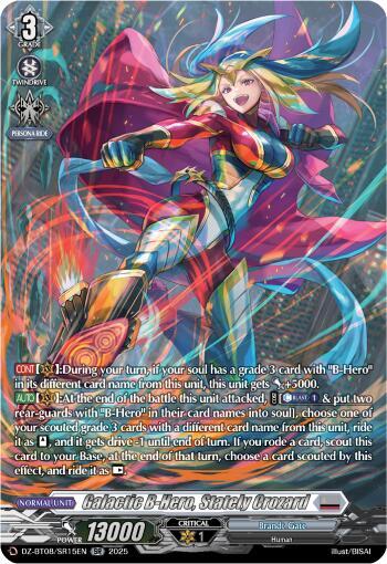 Galactic B-Hero, Stately Crozard (SR) - DZ-BT08: Knights 0f