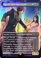All versions from all sets for Squall, SeeD Mercenary