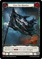 FaB【EN】【拡張アート】Give No Quarter / 容赦無用 EN】[Pirate Necromancer] Give No Quarter/容赦無用 (青)「M