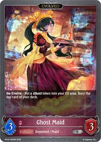 Ghost Maid (Evolved) - Shadowverse: Evolve BP10: Gods of the Arcana trading card
