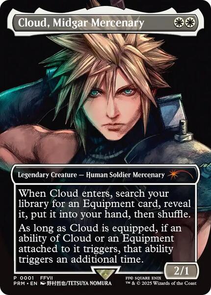 Cloud, Midgar Mercenary - Pro Tour Promos - magic
