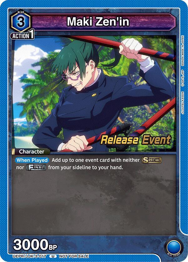 デュエルマスターズ JJK Maki Zen'in - UEX02BT: Jujutsu Kaisen Vol.2 Release Event Cards