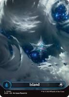 Island (0368) (Borderless) (Galaxy Foil) - Edge of Eternities