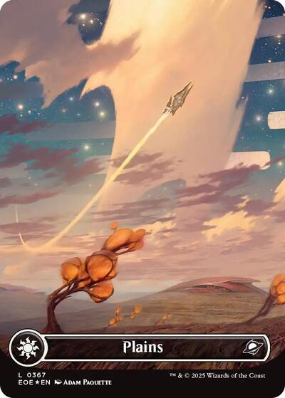 Plains 0367 Borderless Galaxy Foil