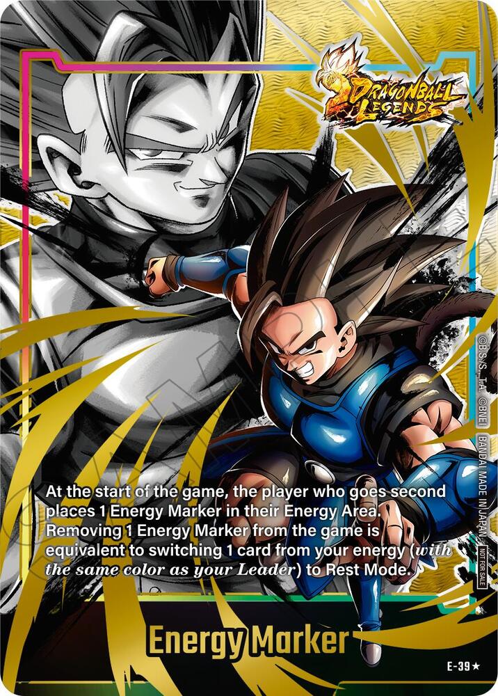 Energy Marker (E-39) (Gold) - Fusion World Energy Markers - Dragon