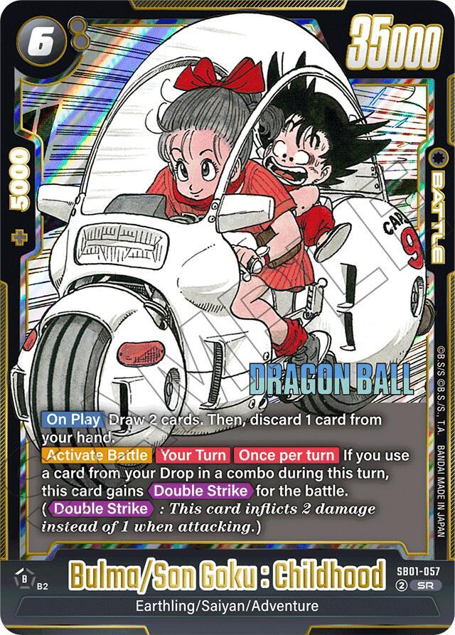 Bulma/Son Goku : Childhood - Manga Booster 01 - Dragon Ball