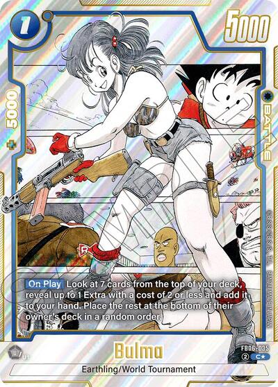 Bulma - FB06-035 (Alternate Art) card