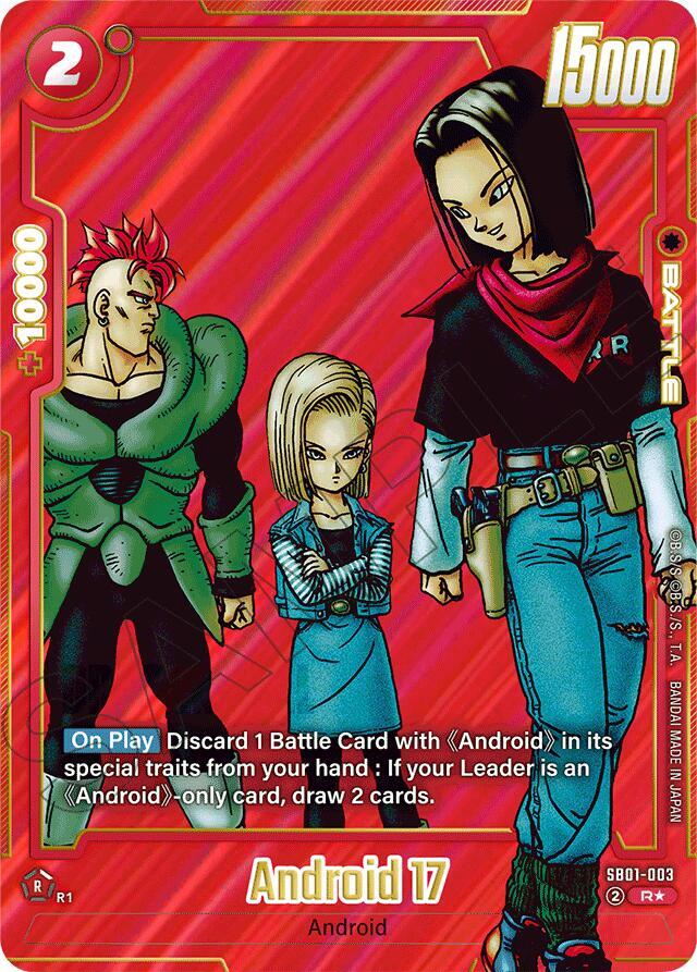 Android 17 - SB01-003 (Alternate Art) - Manga Booster 01