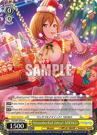 Wonderful Idea! MEIKO (PJS/S91-E004 R) card