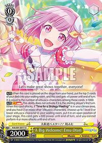 A Big Welcome! Emu Otori (PJS/S91-E011 U) card