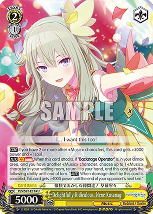 Delightfully Ridiculous, Nene Kusanagi - HATSUNE MIKU: COLORFUL