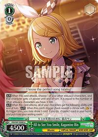 All to See You Smile, Kagamine Rin (PJS/S91-E040 U) card