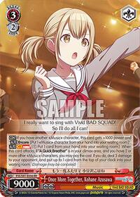 Once More Together, Kohane Azusawa (PJS/S91-E056 RR) card