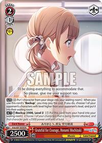 Grateful for Courage, Honami Mochizuki (PJS/S91-E058 R) card