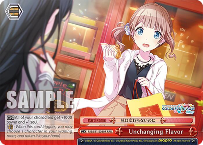 Unchanging Flavor (HATSUNE MIKU: COLORFUL STAGE!) — Weiss Schwarz card