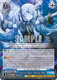 Discover More, Hatsune Miku (PJS/S91-E088 R) card