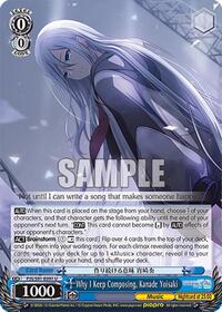 Why I Keep Composing, Kanade Yoisaki (PJS/S91-E091 U) card