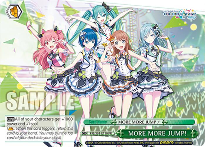 MORE MORE JUMP! (PR) - HATSUNE MIKU: COLORFUL STAGE! - Weiss Schwarz ...