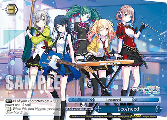 Leo/need (PR) - HATSUNE MIKU: COLORFUL STAGE! - Weiss Schwarz