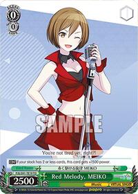 Red Melody, MEIKO (PJS/S91-TE19 TD) (PJS/S91-TE19 TD) card